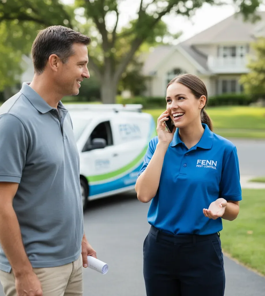 Fenn Pest Control customer support in Lapel